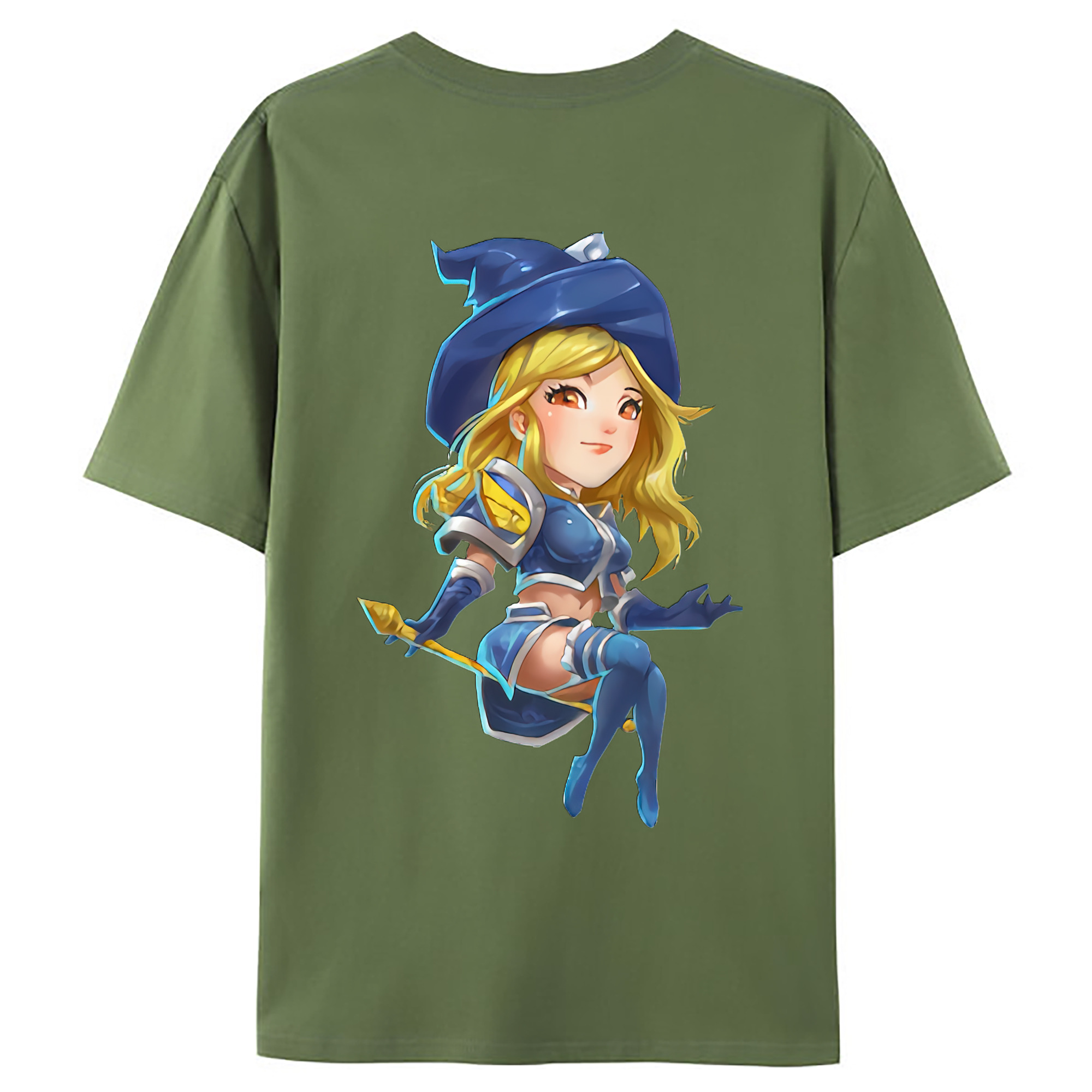 （画像用） リーグ・オブ・レジェンド League of Legends LOL 綿100％ メンズ半袖Tシャツ（バックプリント） 通気性